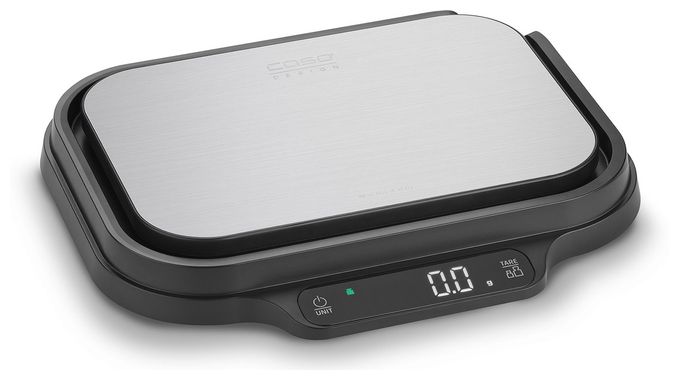 Elektronische Küchenwaage bis 15 kg Genauigkeit 0,1 g  Kitchen Duo (Schwarz, Edelstahl) 