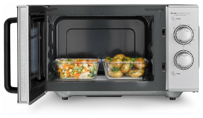 Standgeräte Solo 900 W Größe: mittel 5 Stufen Grill  MG25 Ecostyle (Silber) 