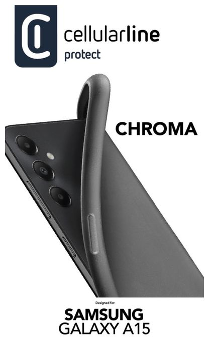 Cover für Samsung A15 5G  Chroma (Schwarz) 