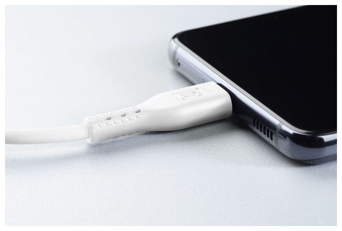 USB A auf Micro-USB B 1 m  Color Cable (Weiß) 