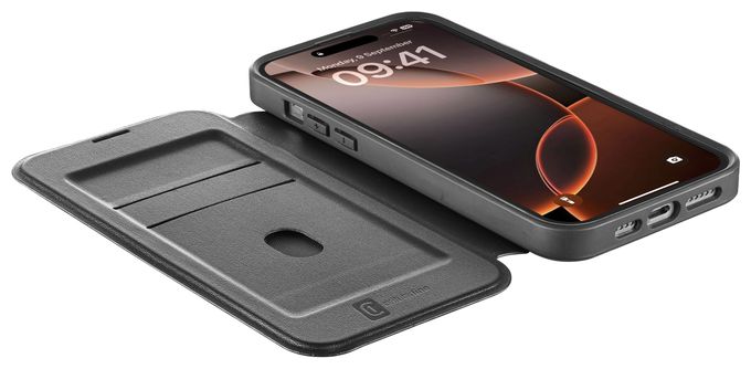 Folio für Apple iPhone 16 Pro Max  Daily Mag (Schwarz) 