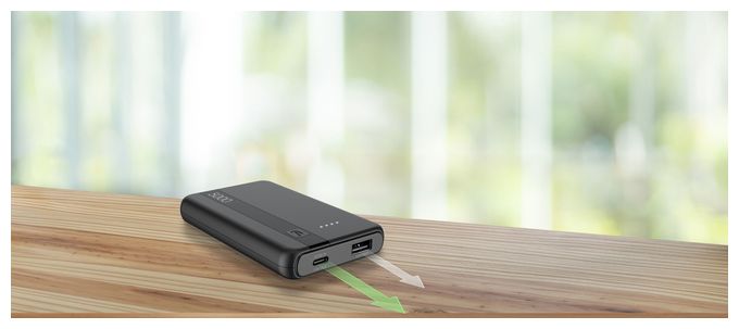 5000 mAh Powerbank USB Typ-C  Entry (Schwarz) 