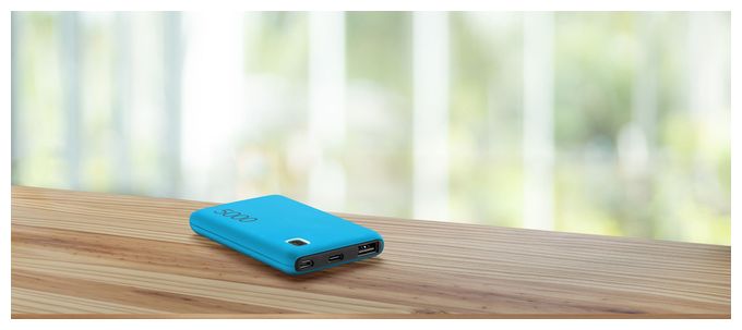 5000 mAh Powerbank Micro-USB + USB Type-C  Essence (Blau) 