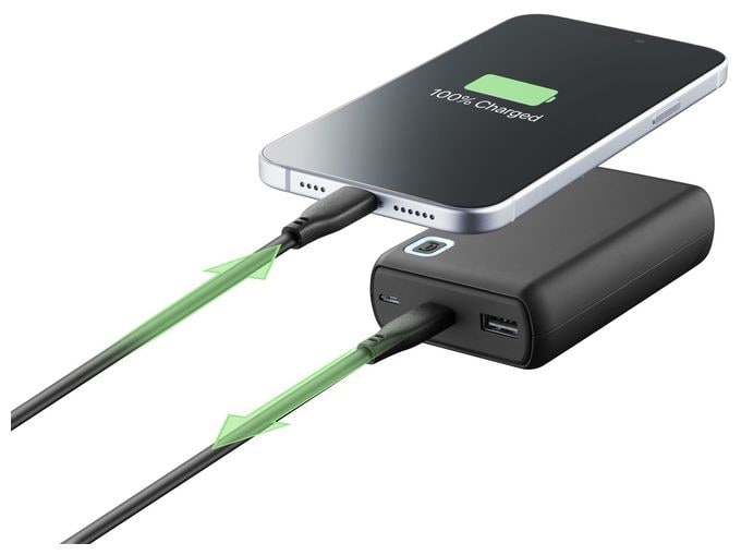 10000 mAh Powerbank USB Typ-C  Essence Turbo (Schwarz) 