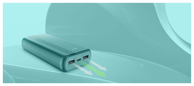 20000 mAh Powerbank USB Typ-C  Essential (Blau) 