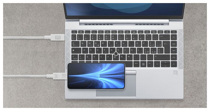 10 Gbit/s Stecker Rundkabel USB C auf USB C bis 100 W 1,5 m  Fast Transfer (Weiß) 