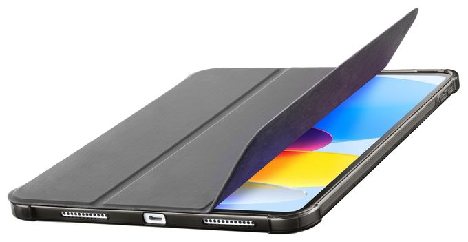 Folio aus Kunstleder für Apple iPad 10.9'' (2022) bis 27,7 cm (10.9") (Schwarz) Folio Pro 