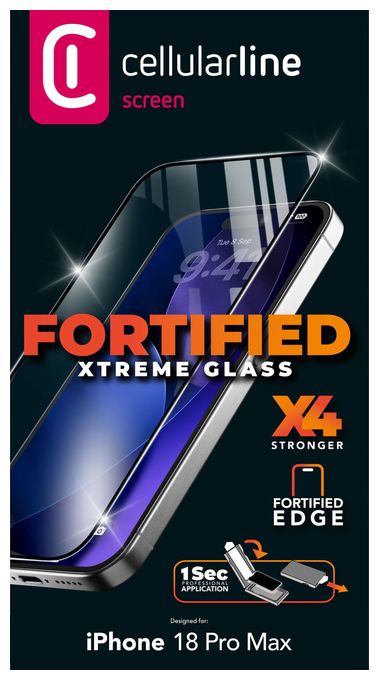 FORTIFIED XTREME GLASS - IPHONE 17 PRO MAX / 18 PRO MAX 