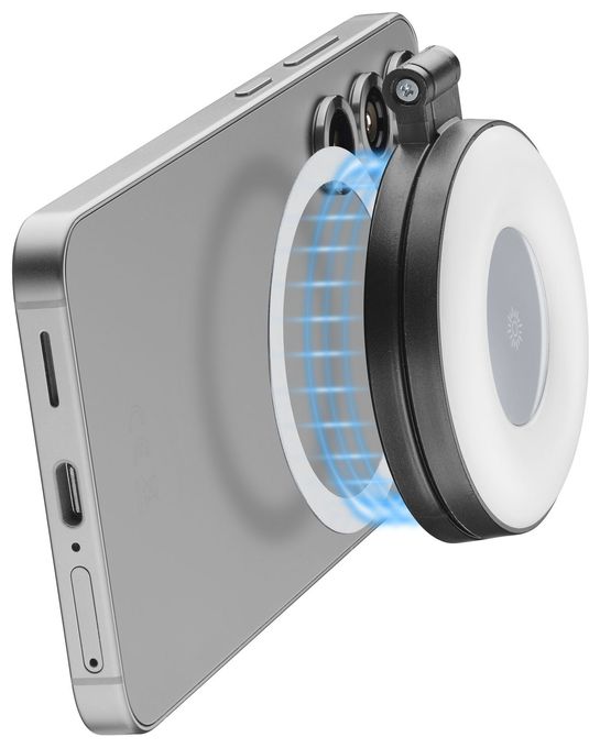 Magnetischer Ring 60 mm Universal  Magnetic Ring Light (Schwarz) 