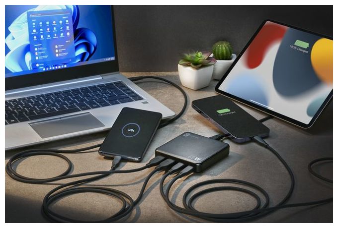 Netzladegerät MULTIPOWER DESK 65W mit GaN Technologie 