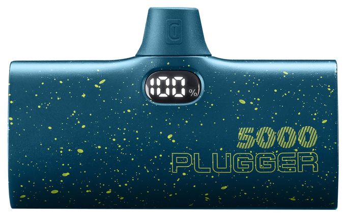 5000 mAh Powerbank USB Typ-C  Plugger (Blau) 