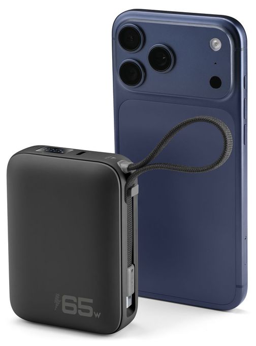 POWER BANK POCKET 20000 mAh 65W USB-C ANSCHLUSS SCHWARZ 