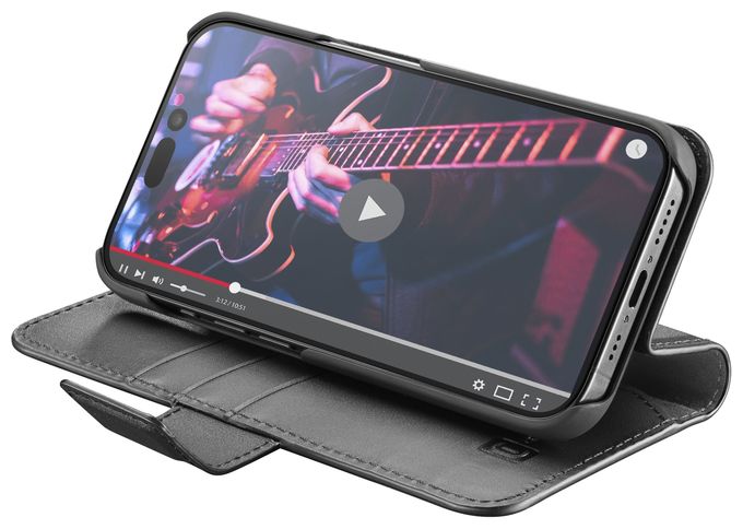 Folio für Apple iPhone 15  Supreme (Schwarz) 