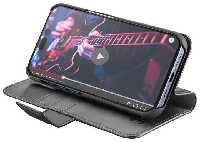 Folio für Apple iPhone 15 Pro  Supreme (Schwarz) 