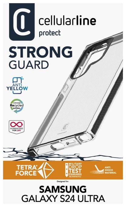 Cover für Samsung Galaxy S24 Ultra  Tetra Force Strong Guard (Schwarz) 