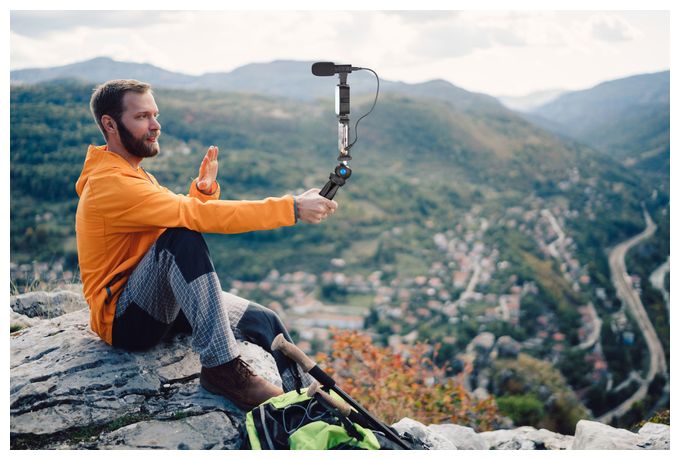  Vlogger Kit Universal (Schwarz) 