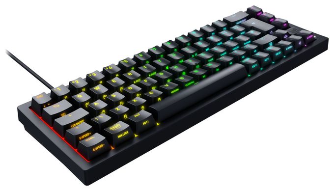 RGB-LED Gaming Tastatur USB  K5V2 Compact (Schwarz) 