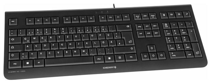 Universal Tastatur USB  KC1000 (Schwarz) 