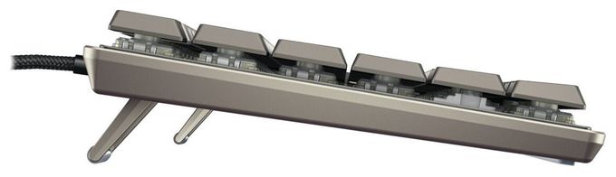Heimbüro Tastatur USB  KC500MX LP (Grau) 