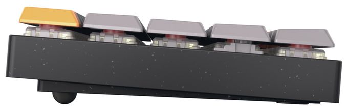 RGB-LED Gaming Tastatur RF Wireless + Bluetooth 2.4 GHz  MX-LP 2.1 (Schwarz) 