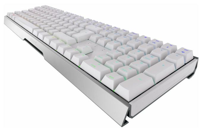 RGB-LED Gaming Tastatur RF Wireless + Bluetooth 2.4 GHz  MX3.0S Wireless (Weiß) 