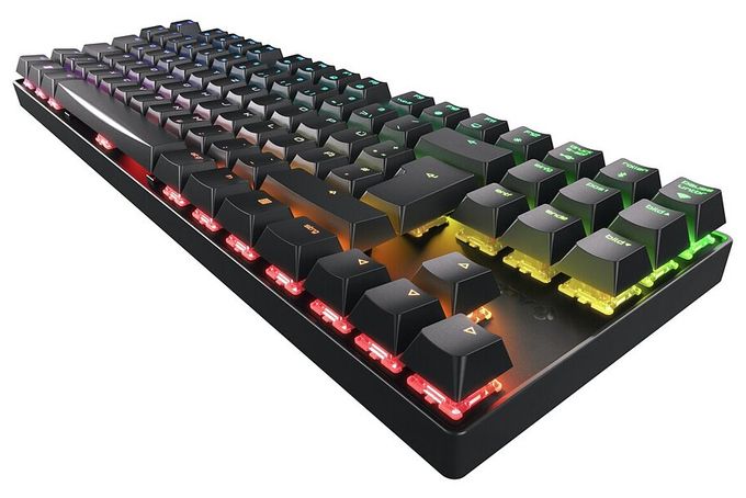 RGB-LED Gaming Tastatur USB + RF Wireless + Bluetooth 2.4 GHz  MX8.2 TKL Wireless RGB (Schwarz) 