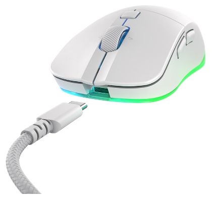 12000 DPI Gaming Maus Optisch  M50 Wireless (Weiß) 