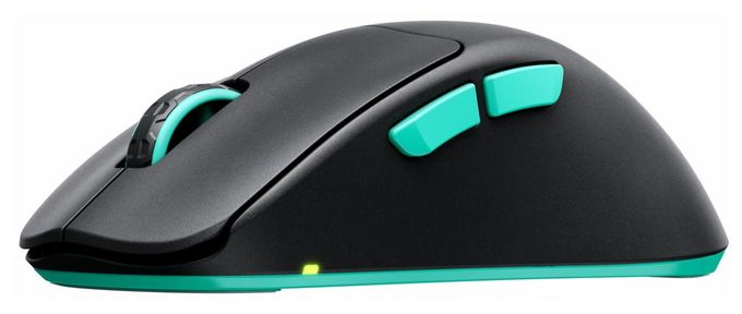 26000 DPI Gaming Maus  M64 Wireless (Schwarz, Türkis) 