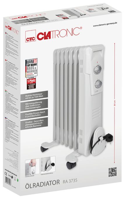 Öl-Radiator 1500 W RA3735 