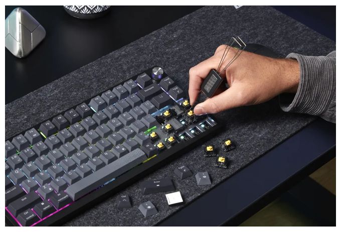 Gaming Tastatur RF kabellos + USB  K65 Plus Wireless (Schwarz) 
