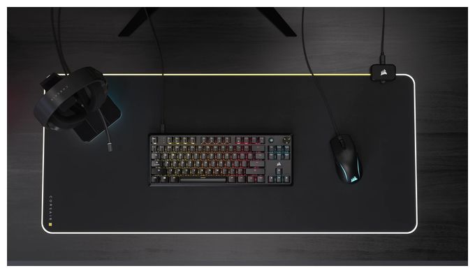 RGB-LED Gaming Tastatur USB  K70 Core TKL (Schwarz) 