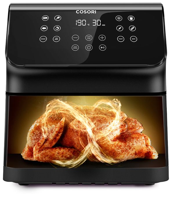 Heißluftfritteuse 6,2 l 1700 W  Premium II Chef Edition (Schwarz) 