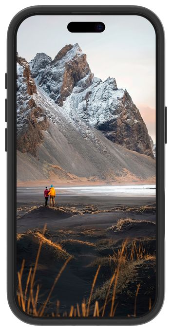 Cover für Apple iPhone 16 Pro  Iceland Ultra D3O MS Kick (Schwarz) 