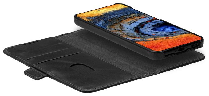 Flip case für Samsung Galaxy S25  Lynge (Schwarz) 