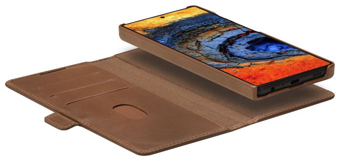 Flip case für Samsung Galaxy S25 Ultra  Lynge (Beige) 
