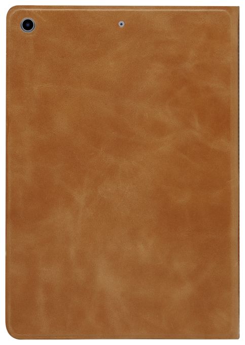 Folio aus Vollnarbenleder für Apple iPad Air 10.9"/Pro 11" bis 27,7 cm (10.9") Kratzresistent mit Magnetverschluss (Beige) Risskov 