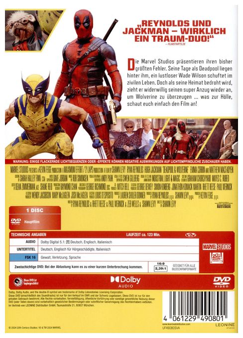 Deadpool & Wolverine (DVD) 