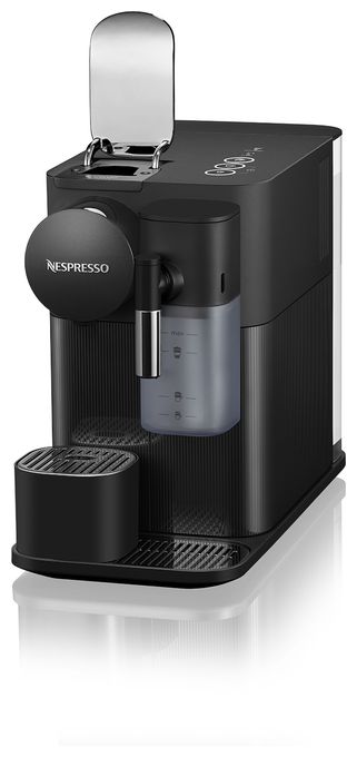 Nespresso Kapselmaschine 19 bar 1,0 l  EN510.B Lattissima One (Schwarz, Edelstahl) 