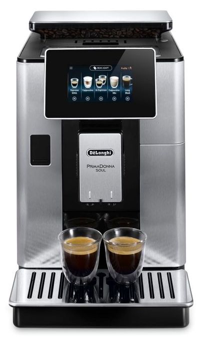 Kaffeevollautomat 2,2 l 500 g (Metal Black) PrimaDonna Soul ECAM610.75.MB 