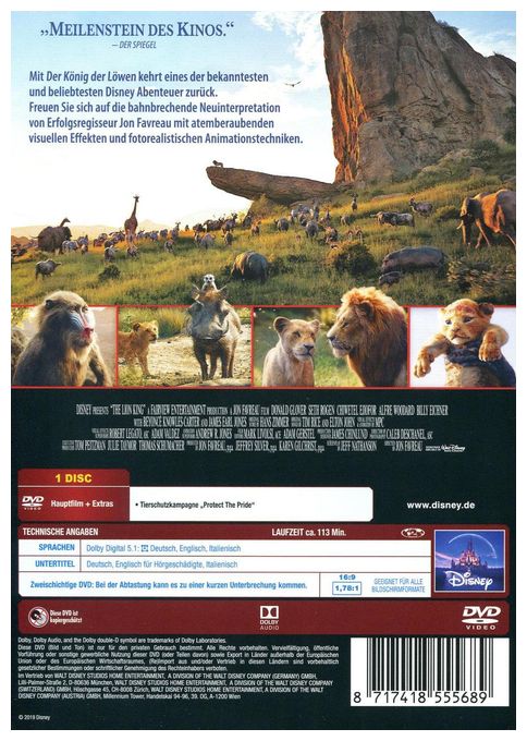 Der König der Löwen (DVD) 