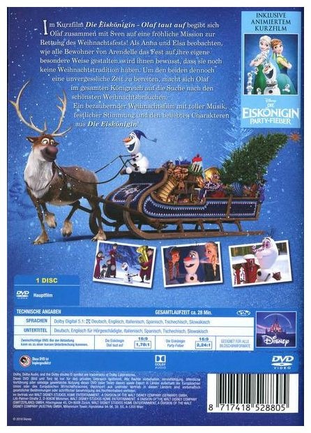 Die Eiskönigin - Olaf taut auf & Party Fieber (DVD) 