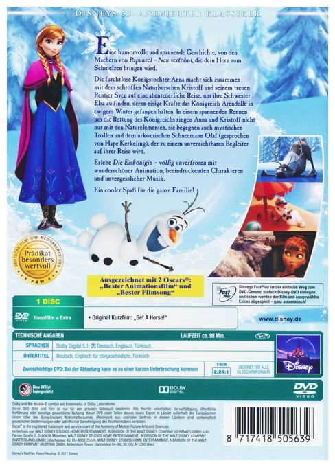 Die Eiskönigin - Völlig Unverfroren (DVD) 