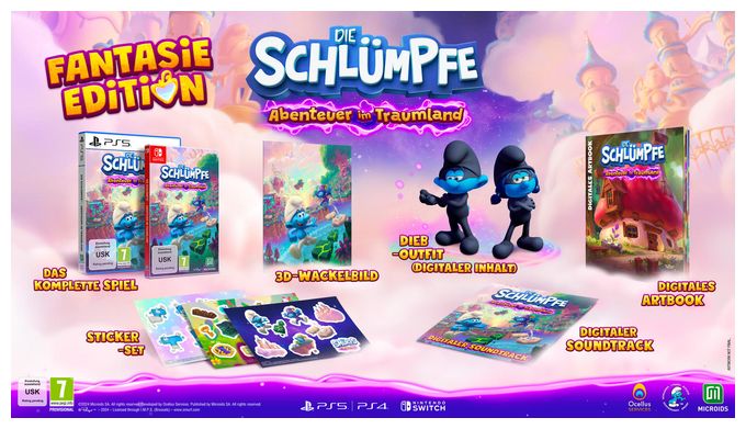 Die Schlümpfe: Abenteuer im Traumland - Fantasie Edition (PlayStation 5) 