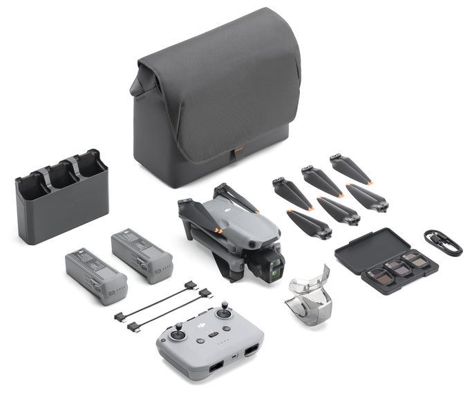 8192 x 6144 Pixel Quadrocopter Multicopter/Drohne  Air 3s (Grau) 