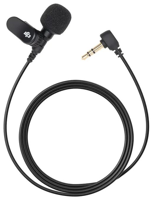 Kabelgebunden Lavalier-/Aufsteckmikrofon 3,5 mm (1/8")  Lavalier Mic (Schwarz) 