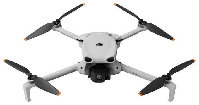 Quadrocopter Multicopter/Drohne Flugzeit: 36 min  Lito X1 Fly More Combo (Grau) 