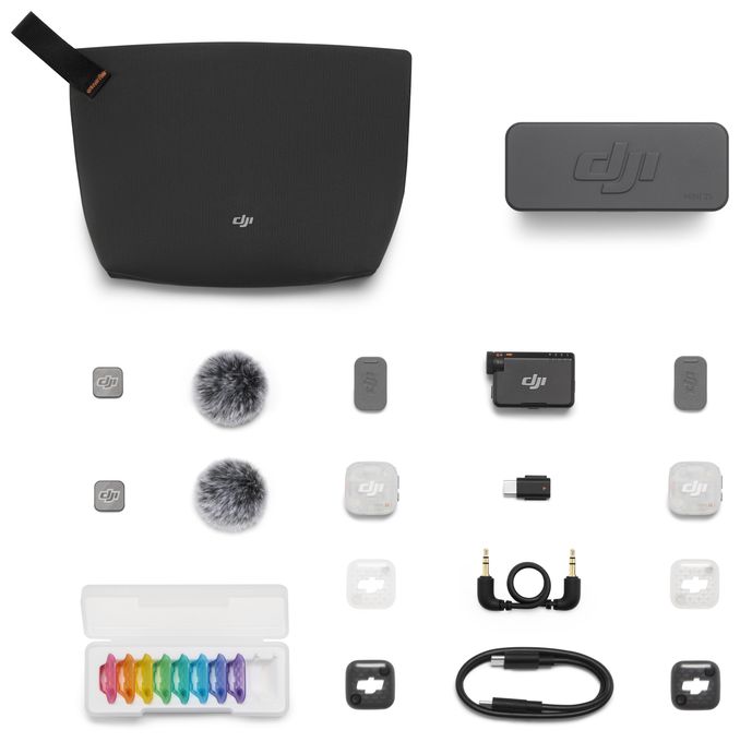 Mic Mini 2S (2 TX + 1 RX + Charging Case) 