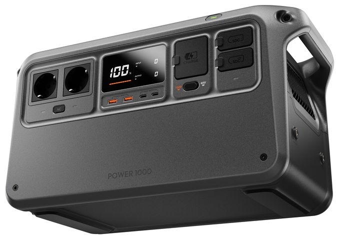 1024 Wh Powerstation 13 kg AC, Solar 2600 W Ausgangsleistung 23 dB Power 1000 