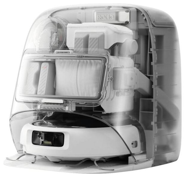 Saugroboter nass/trocken 180 min Akku 25000 Pascal Leistung  Romo P (Transparent) 