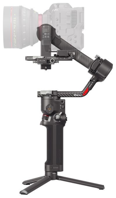 Stativ Gimbal für Kamera faltbar Bluetooth  RS 4 Pro (Schwarz) 